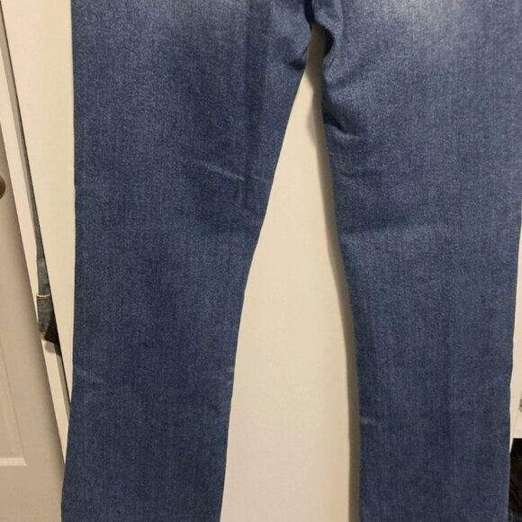Kensie jeans vintage luxe Size 10/30 The High Rise Bootcut Cute Blue Distressed - Picture 6 of 6